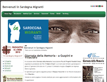 Tablet Screenshot of insardegnamigranti.it